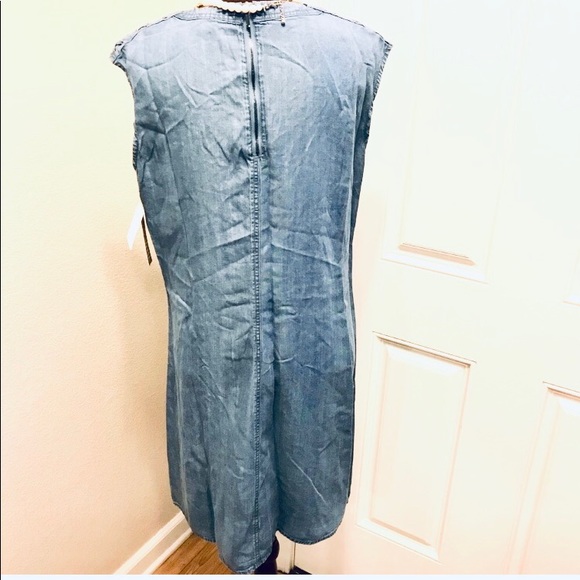 Spense || Denim Sleeveless Dress - Picture 6 of 6